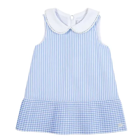 Tartine Et Chocolat vestido a rayas con pliegues