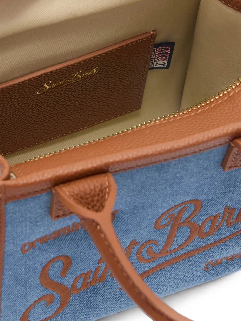 MC2 Saint Barth Schoudertas met handvat Blauw
