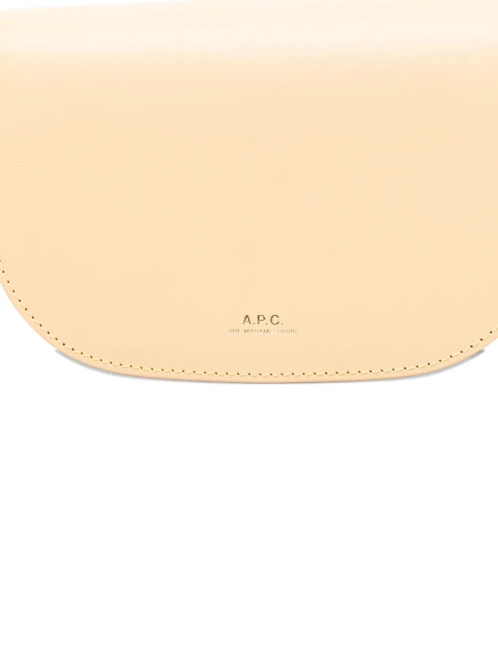 A.P.C. Schoudertas met logoprint Geel
