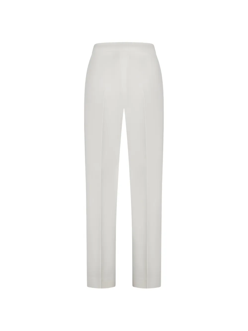 Max Mara Katoenen satijnen broek Wit