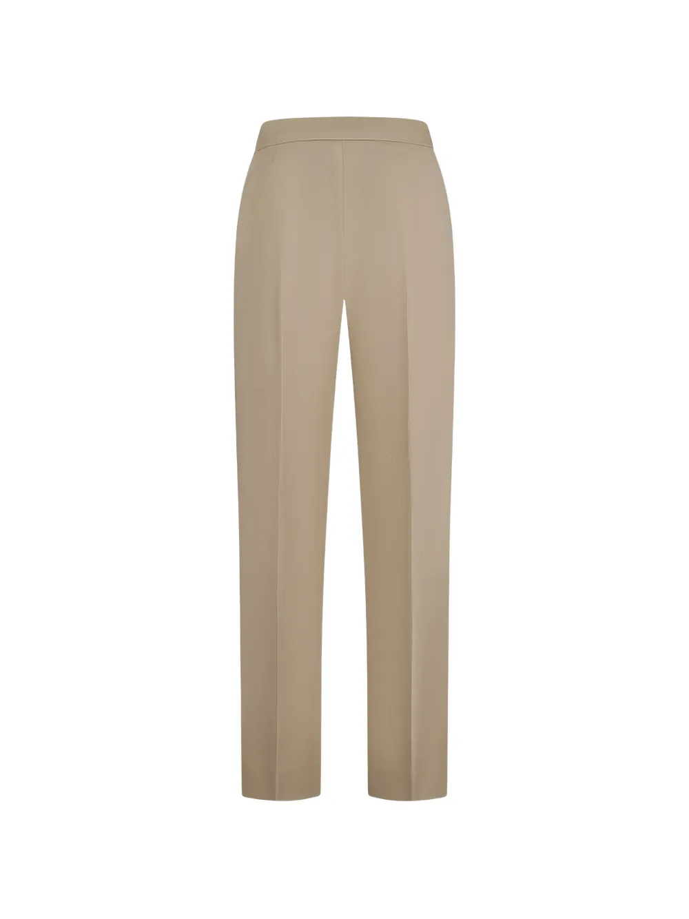 Max Mara Katoenen satijnen broek Groen