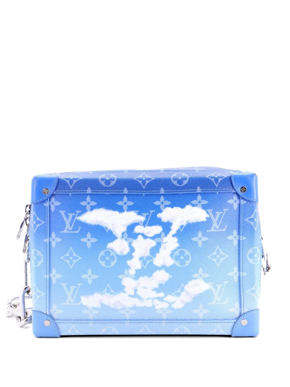 Louis Vuitton Pre-Owned Soft Trunk Bag Limited Edition Monogram Clouds crossbody bag - Blu