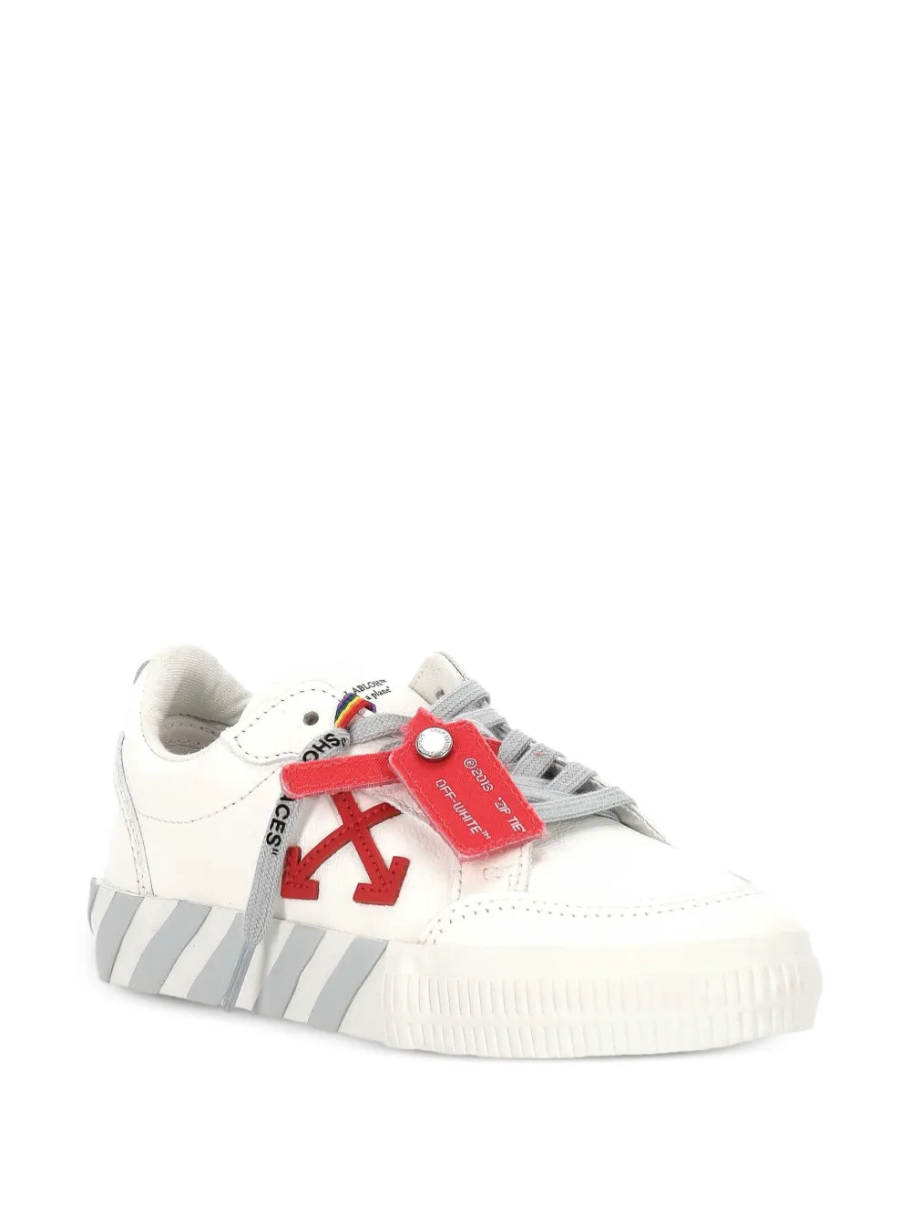 Off-White Kids arrow sneakers - Bianco