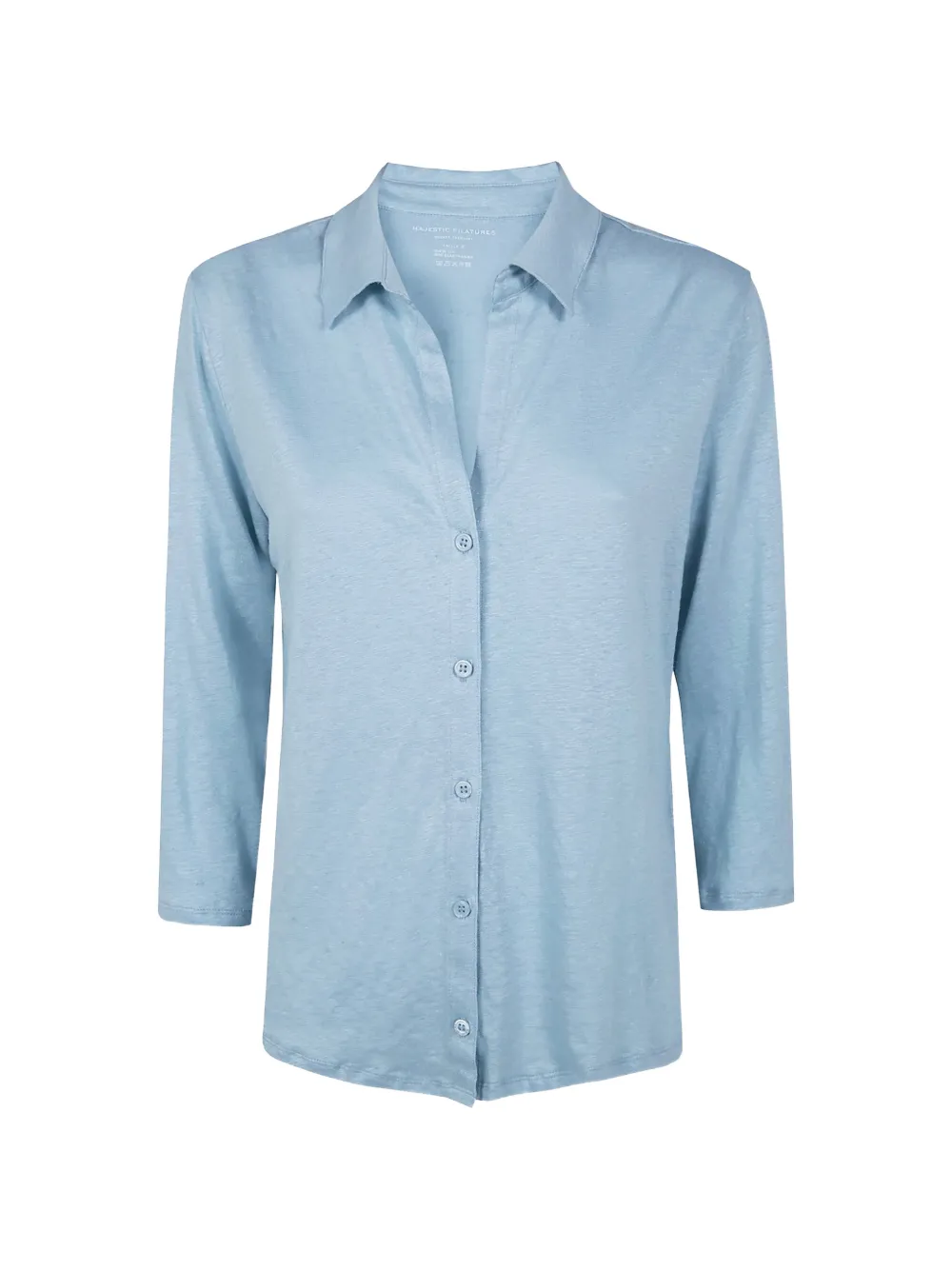 Majestic Filatures buttoned shirt - Blu
