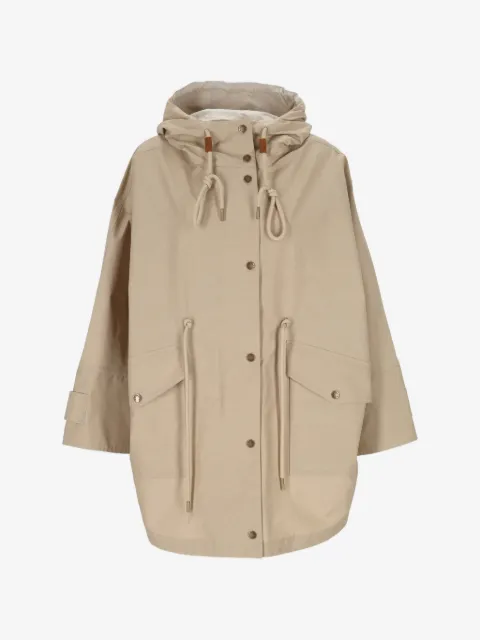 Moncler Carex drawstring-hooded coat