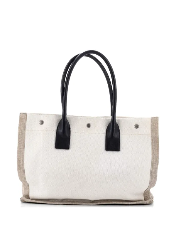 Saint Laurent Pre-Owned リヴ ゴーシュ ショッパー キャンバス