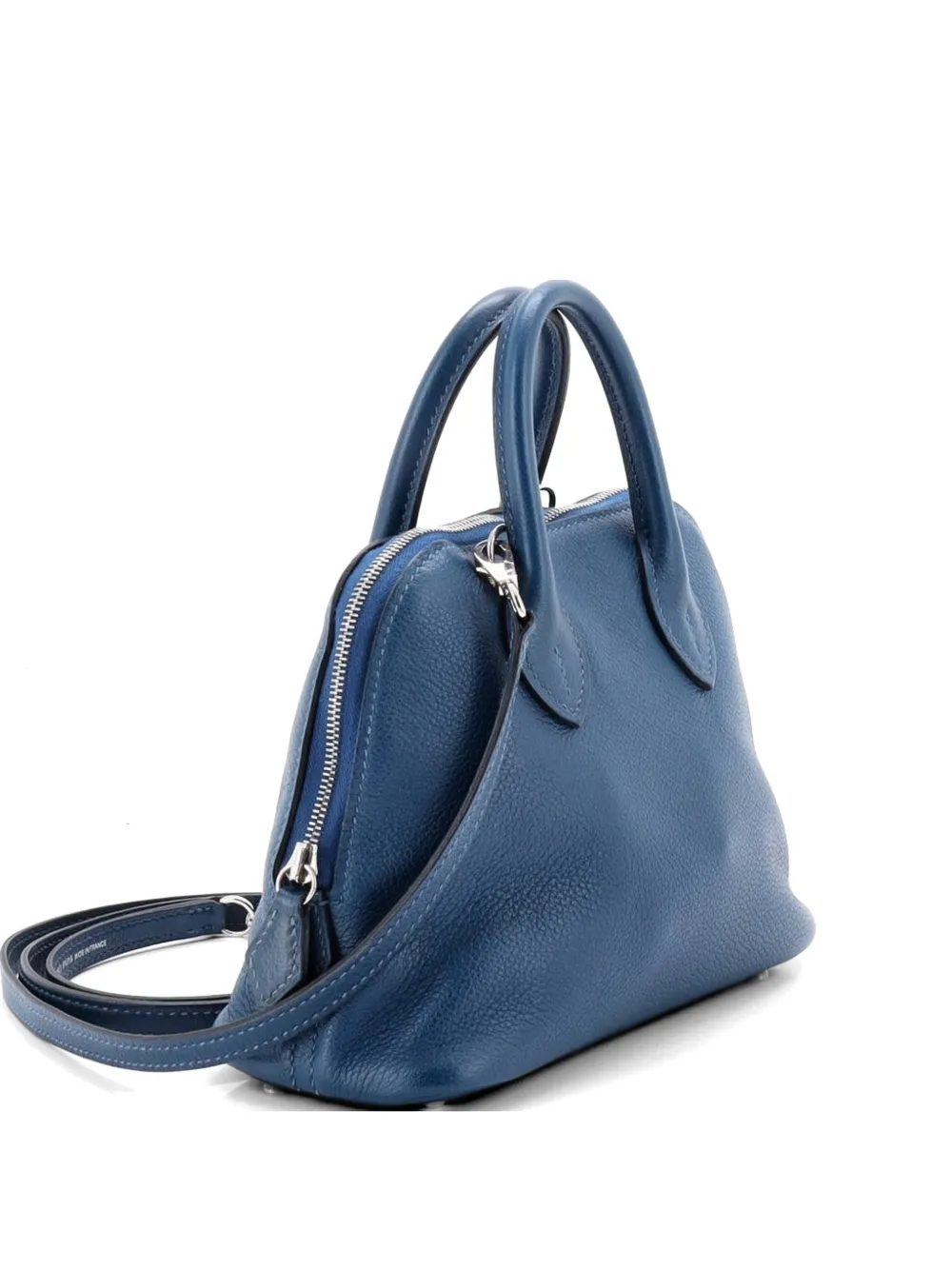 Hermès Pre-Owned Bolide 1923 Bag Verso Evercolor Mini crossbody bag - Blu