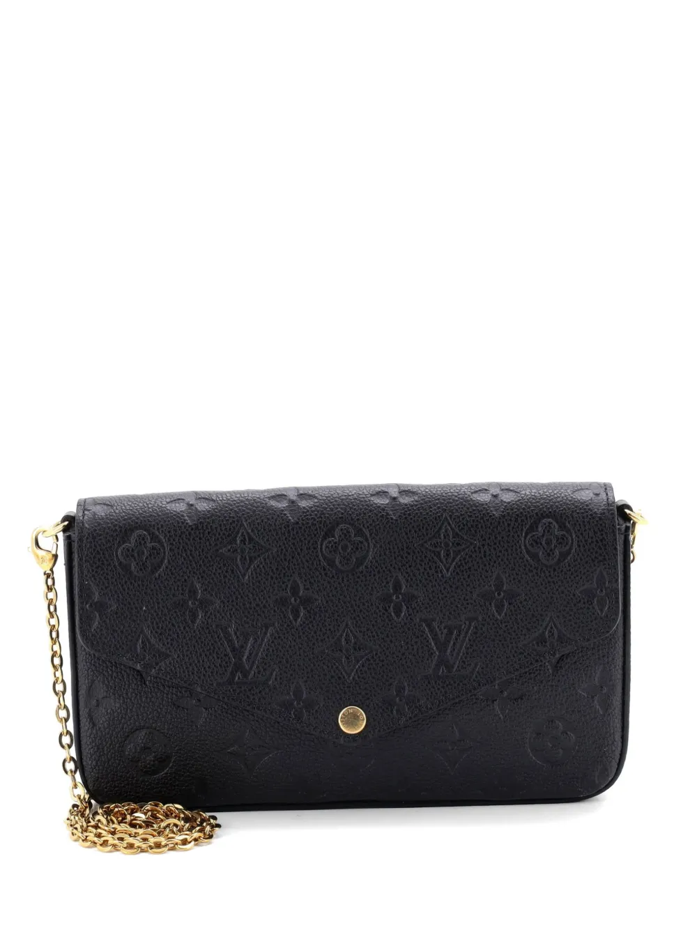 Louis Vuitton Pre-Owned Felicie Pochette Monogram Empreinte Leather crossbody bag - Nero
