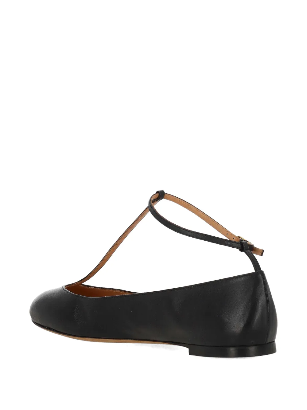 ODISSI t-strap ballet flats Zwart