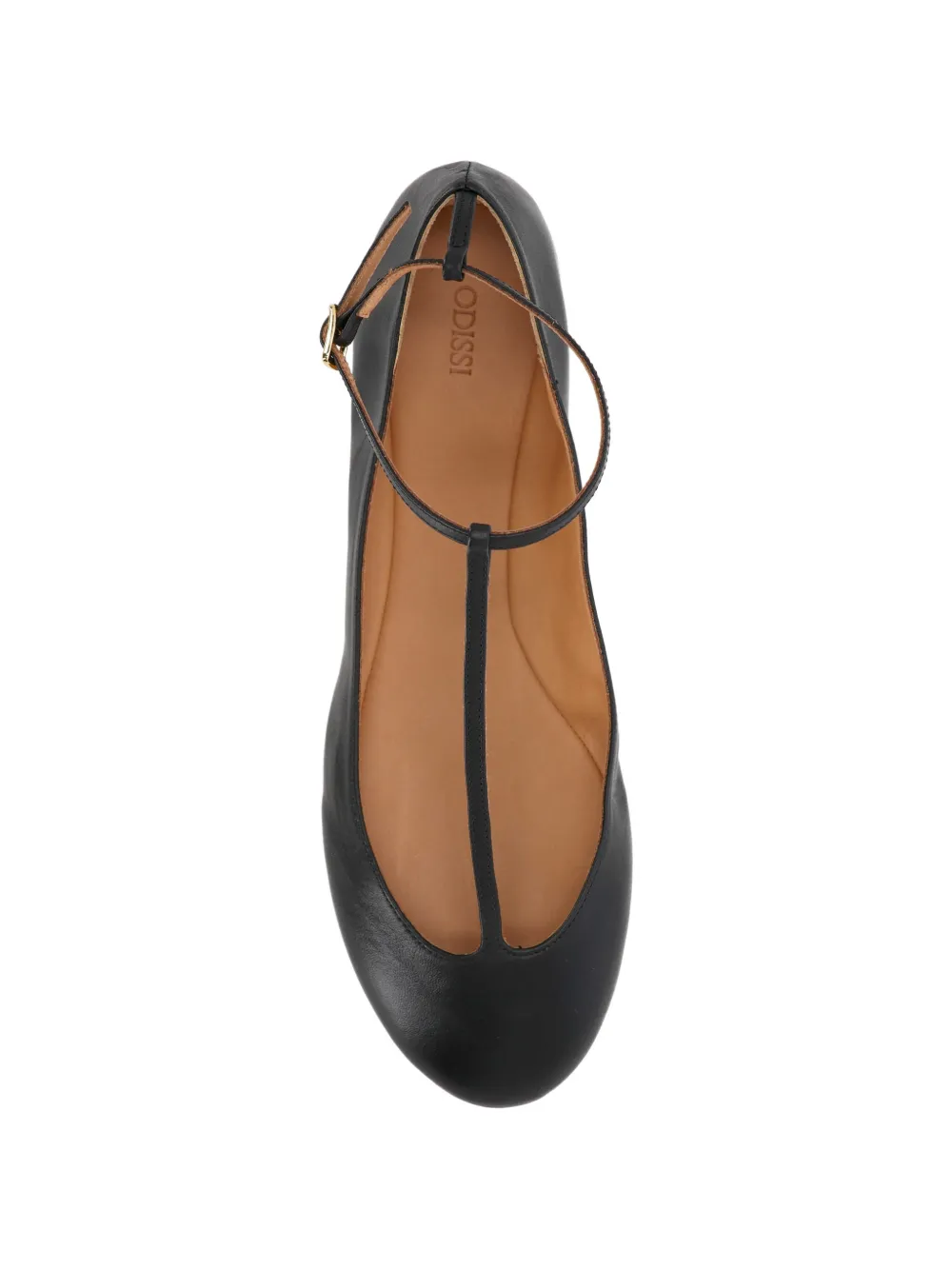 ODISSI t-strap ballet flats Zwart