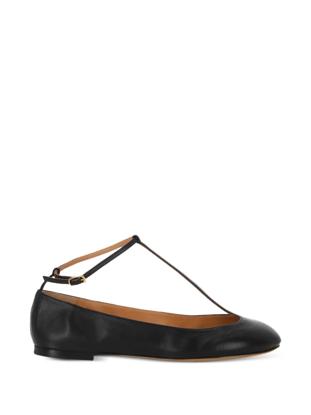 ODISSI t-strap ballet flats Zwart