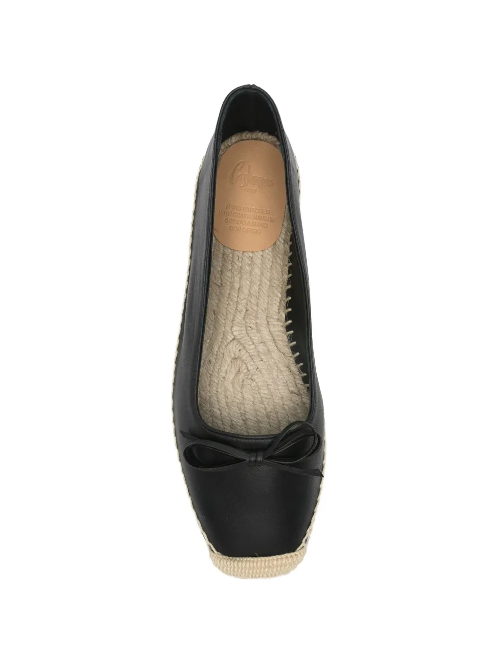 Castañer Espadrilles met strikdetail Zwart