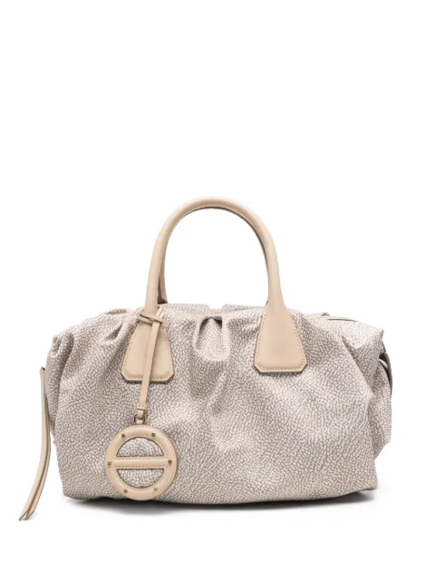 Borbonese medium Vis a Vis gathered tote bag