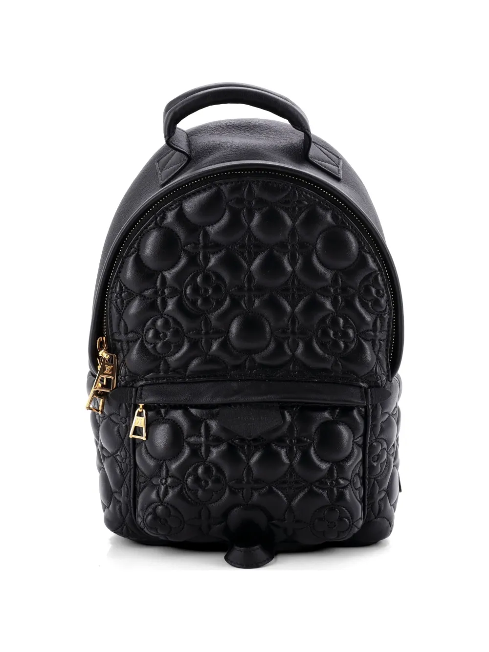 Louis Vuitton Pre-Owned Palm Springs Malletage Flower Lambskin PM backpack - Schwarz