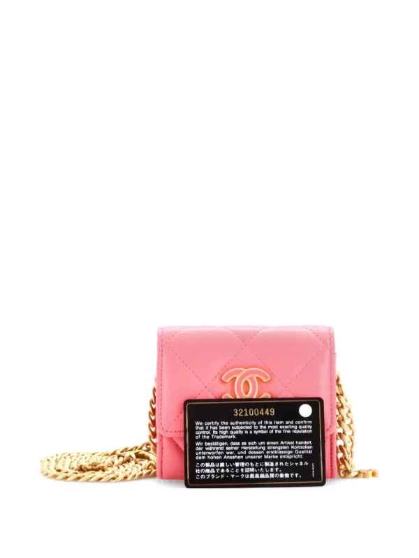 CHANEL Pre-Owned ペンディング ココマーク カードホルダーオン