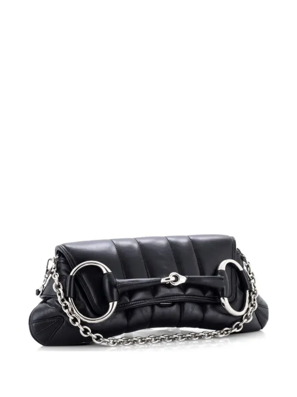 Gucci Pre-Owned ホースビット チェーン バーティカル キルティング