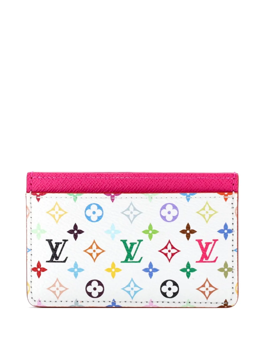 Louis Vuitton Pre-Owned x Takashi Murakami Monogram Multicolor with Leather card holder - Rosa