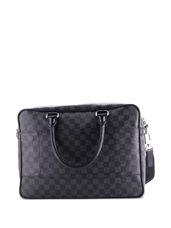 Louis Vuitton Pre-Owned イカール PC バッグ ダミエ グラフィット 