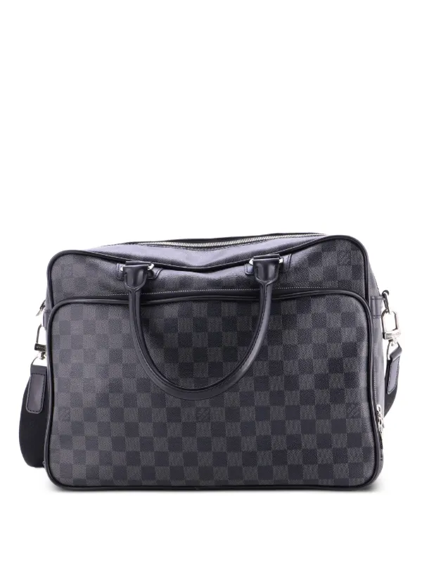 Louis Vuitton Pre-Owned イカール PC バッグ ダミエ グラフィット 