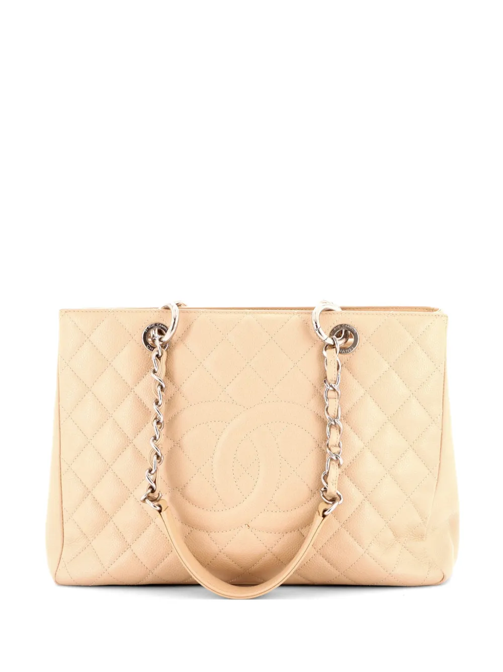 CHANEL Pre-Owned Grand Shopping Quilted Caviar tote bag - Toni neutri
