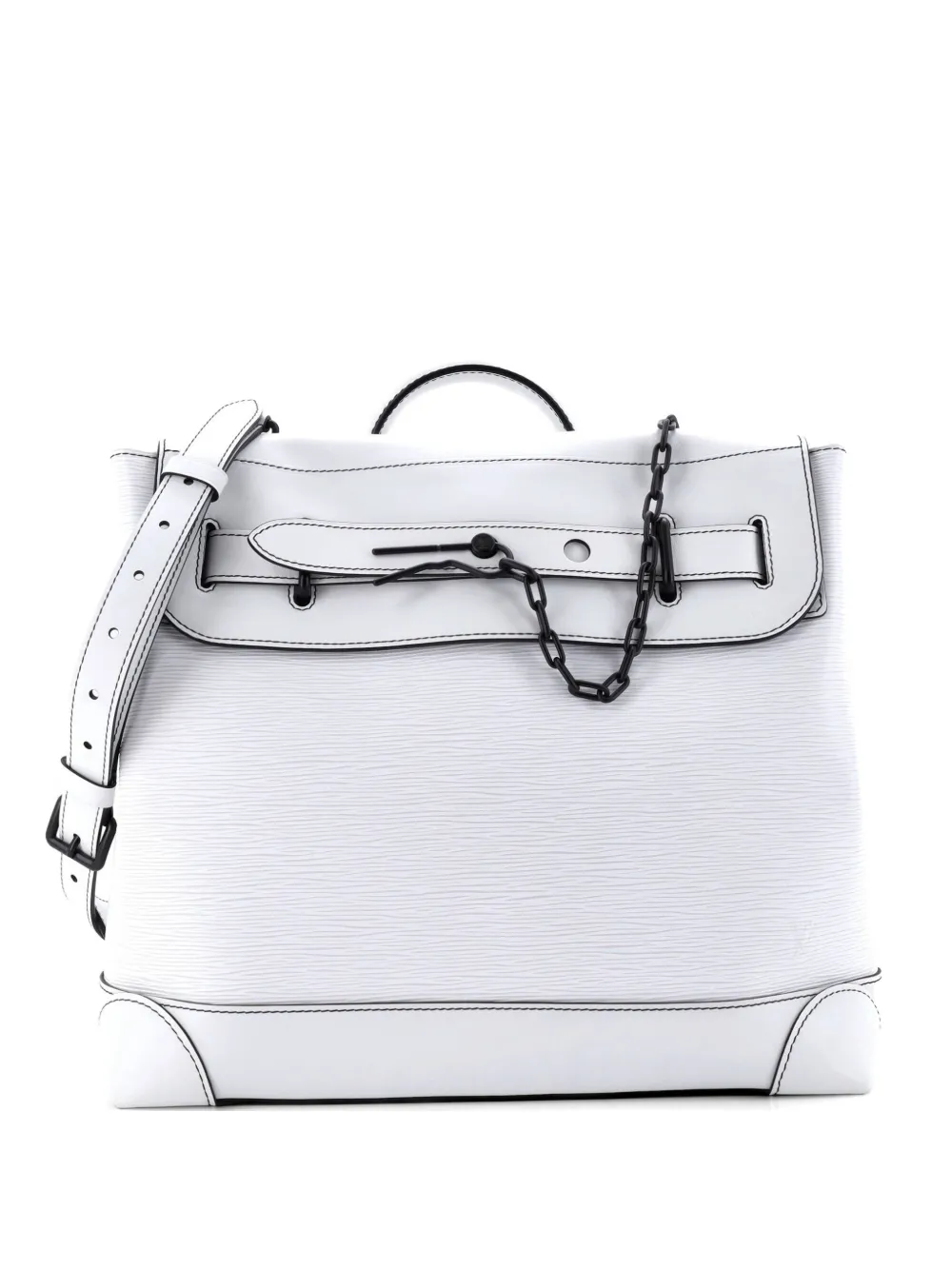 Louis Vuitton Pre-Owned Steamer Bag Epi Leather PM satchel - Bianco