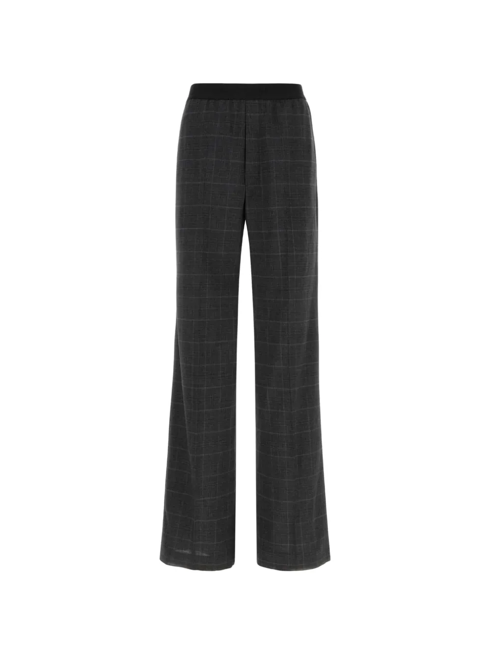 Balenciaga checked-pattern trousers - Grau