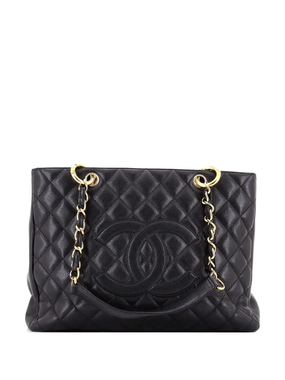 CHANEL Pre-Owned Grand Shopping Quilted Caviar tote bag - Black