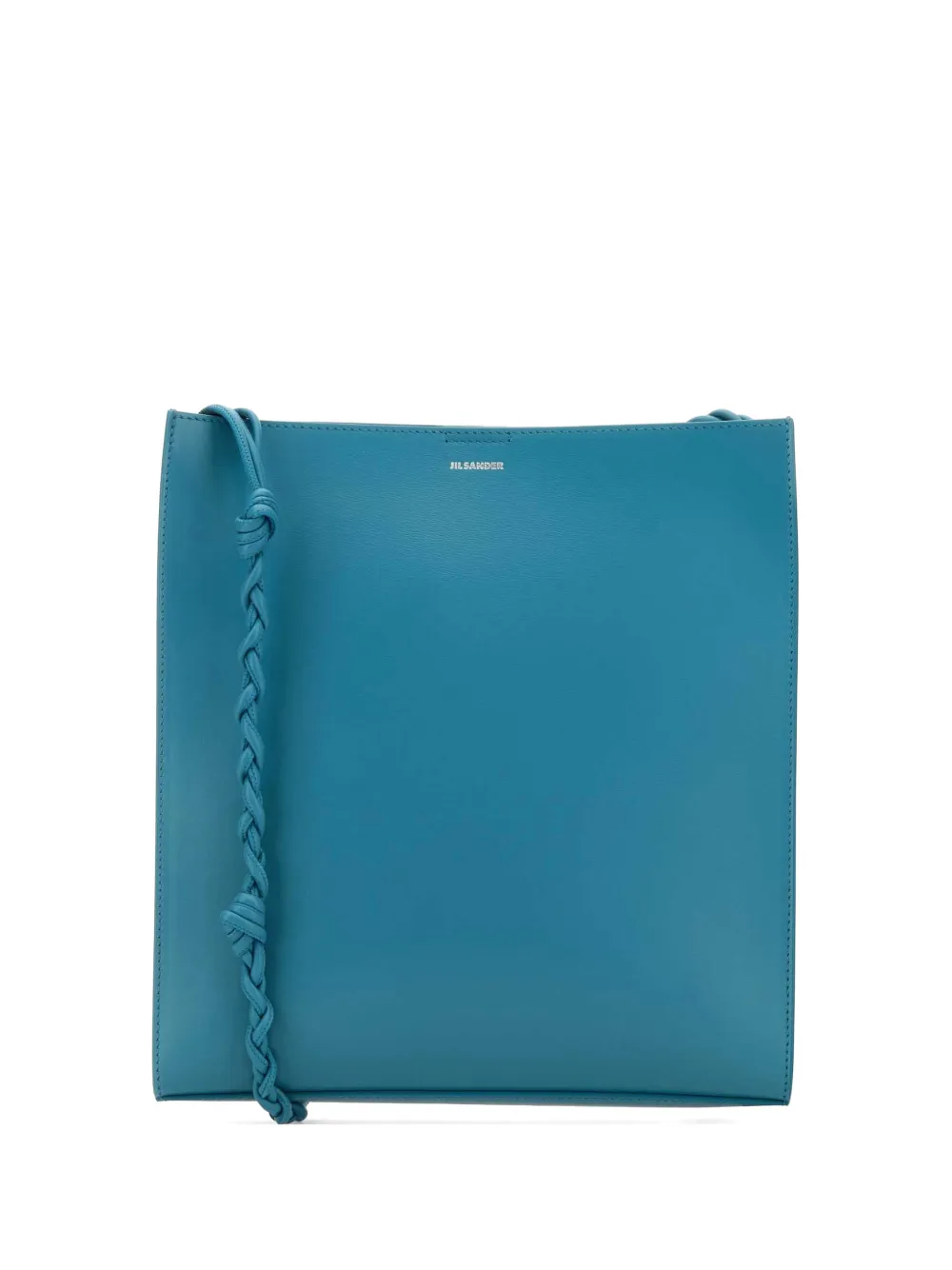 Jil Sander braided detail shoulder bag - Blu