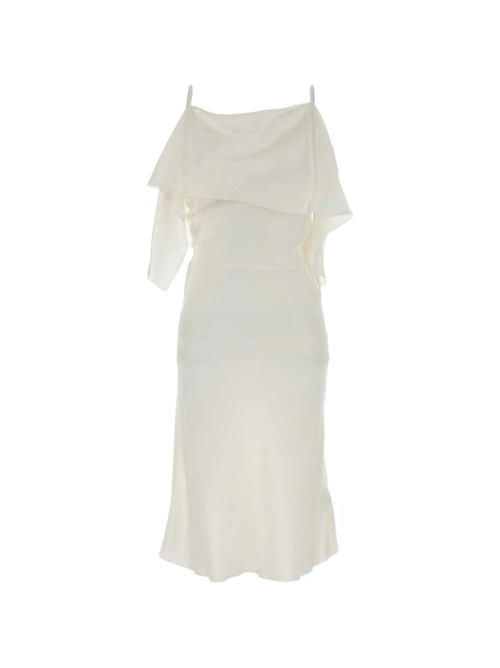 MM6 Maison Margiela ruffled midi dress - Nude