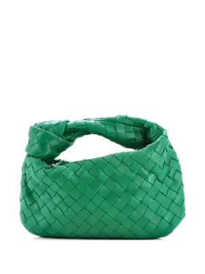 ボッテガ・ヴェネタ ミニ ジョディ グリーン ホーボーバッグ Bottega Veneta Pre-Owned 2012-2026 ミニ ナッパ イントレチャート