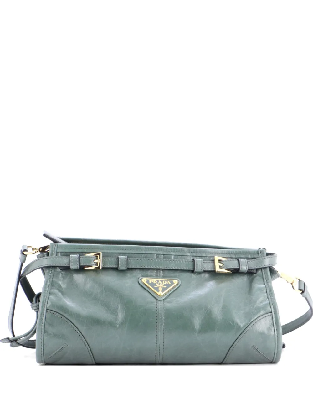 Prada Pre-Owned Bonnie Handbag Leather Small crossbody bag - Grün