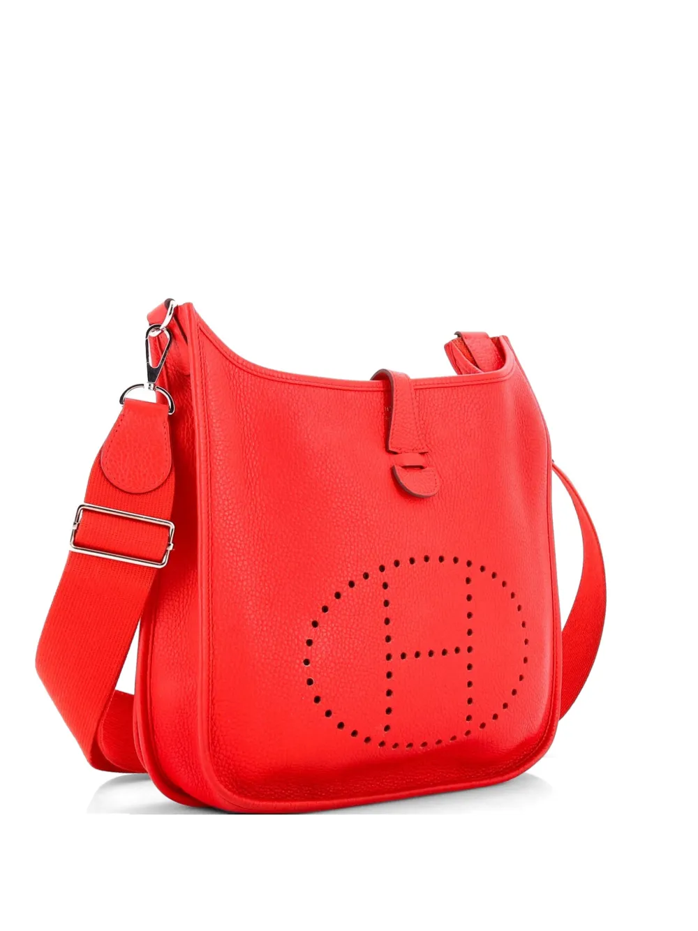 Hermès Pre-Owned Evelyne Bag Gen III Clemence PM crossbody bag - Rosso