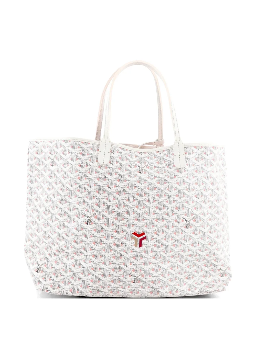 Goyard Pre-Owned Saint Louis Claire Voie Coated Canvas PM tote bag - Bianco