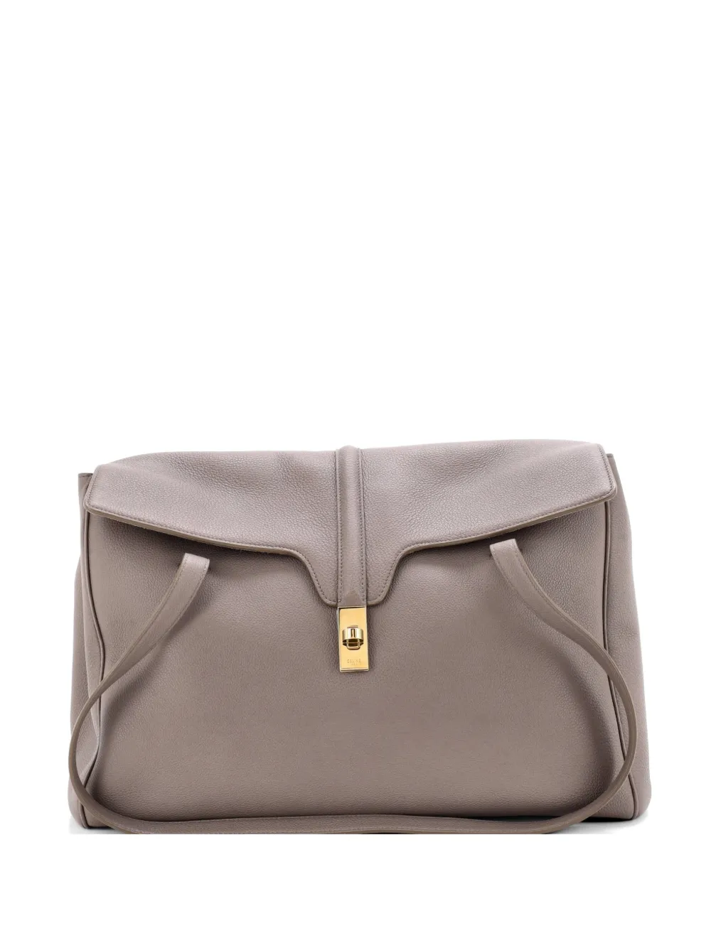 Celine Pre-Owned Soft 16 Bag Grained Calfskin Large shoulder bag - Grigio
