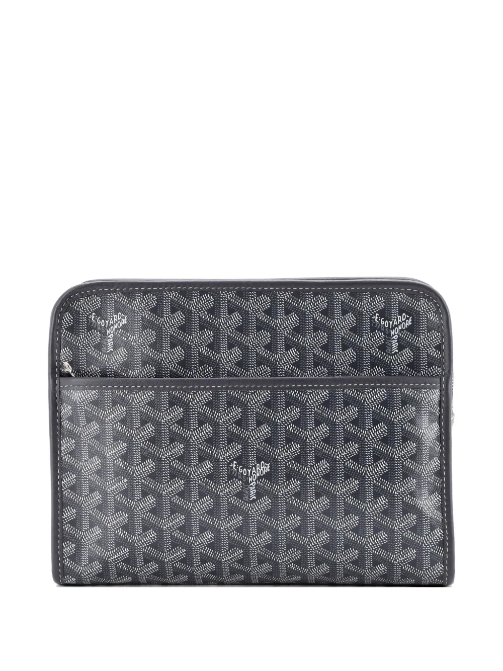 Goyard Pre-Owned Jouvence Toiletry Pouch Coated Canvas MM clutch bag - Grigio