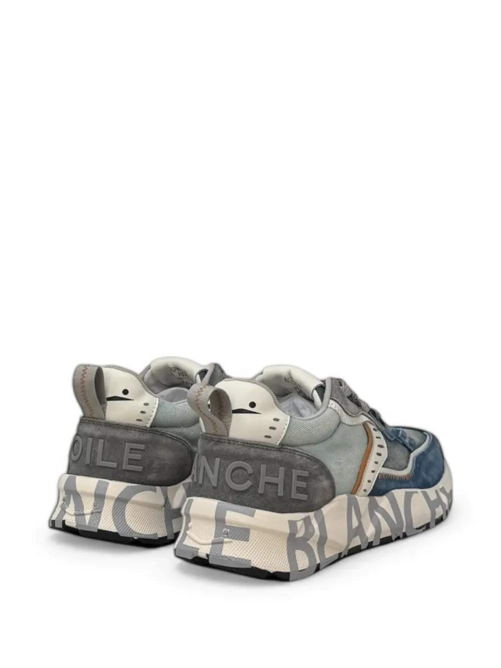 Voile Blanche Sneakers met logoprint Blauw