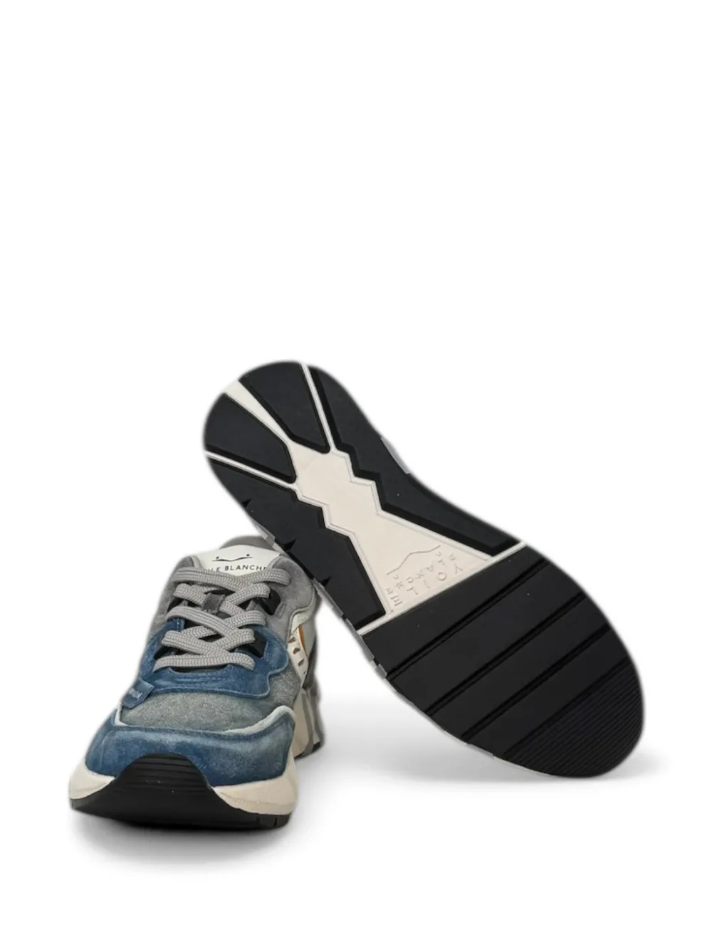 Voile Blanche Sneakers met logoprint Blauw