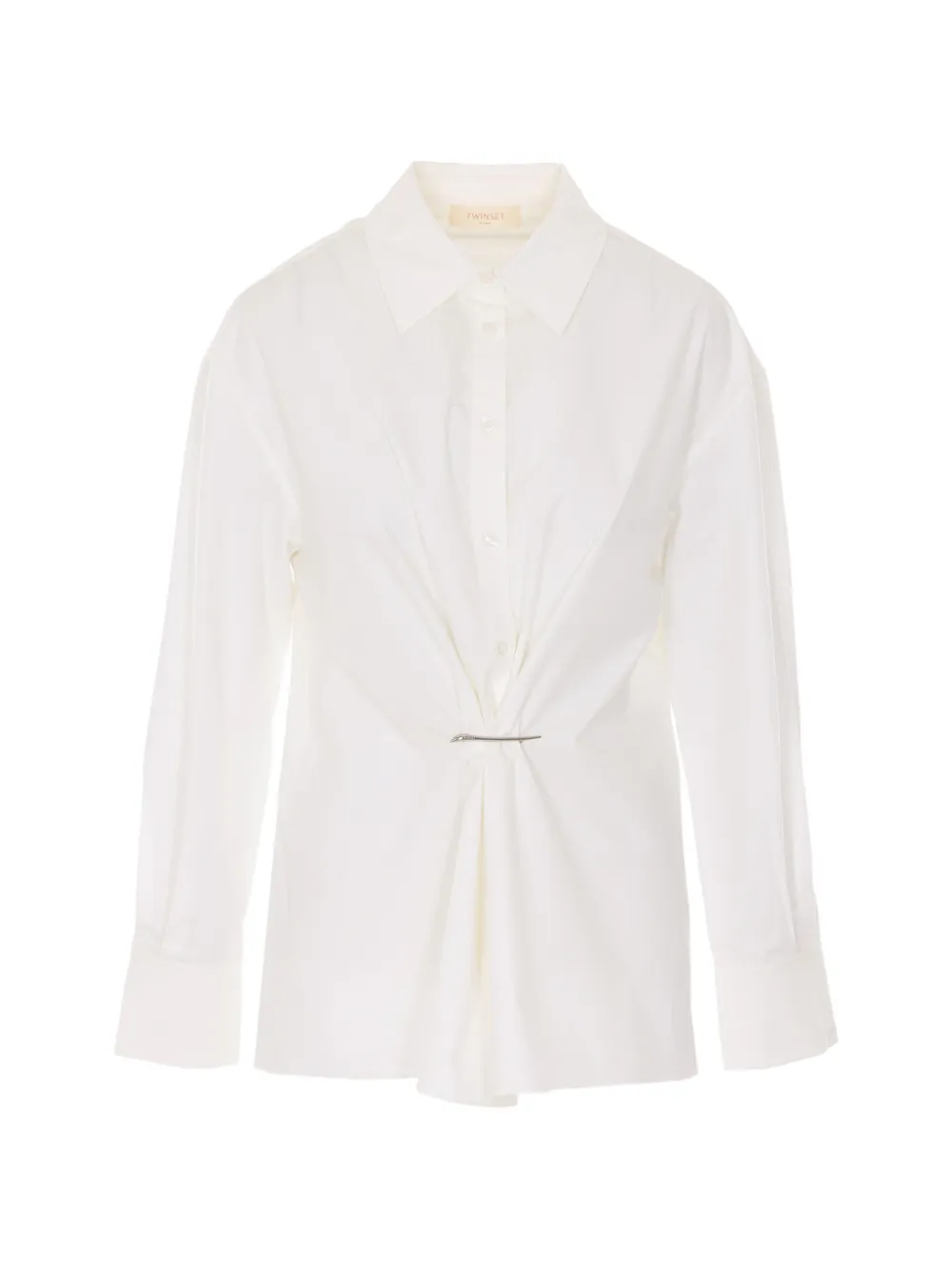 TWINSET long-sleeve buttoned shirt - Bianco