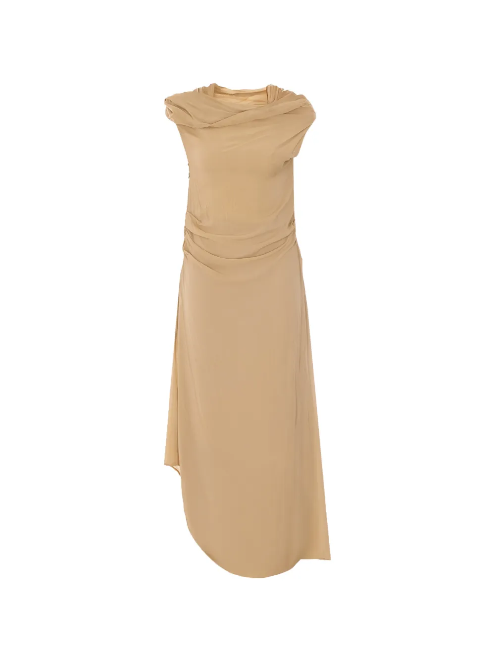 Aniye By draped asymmetric dress - Toni neutri