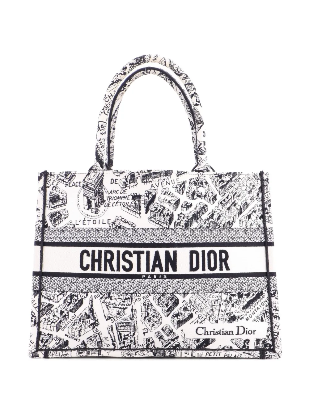 Christian Dior Pre-Owned Book Oblique Canvas Medium tote bag - Nero