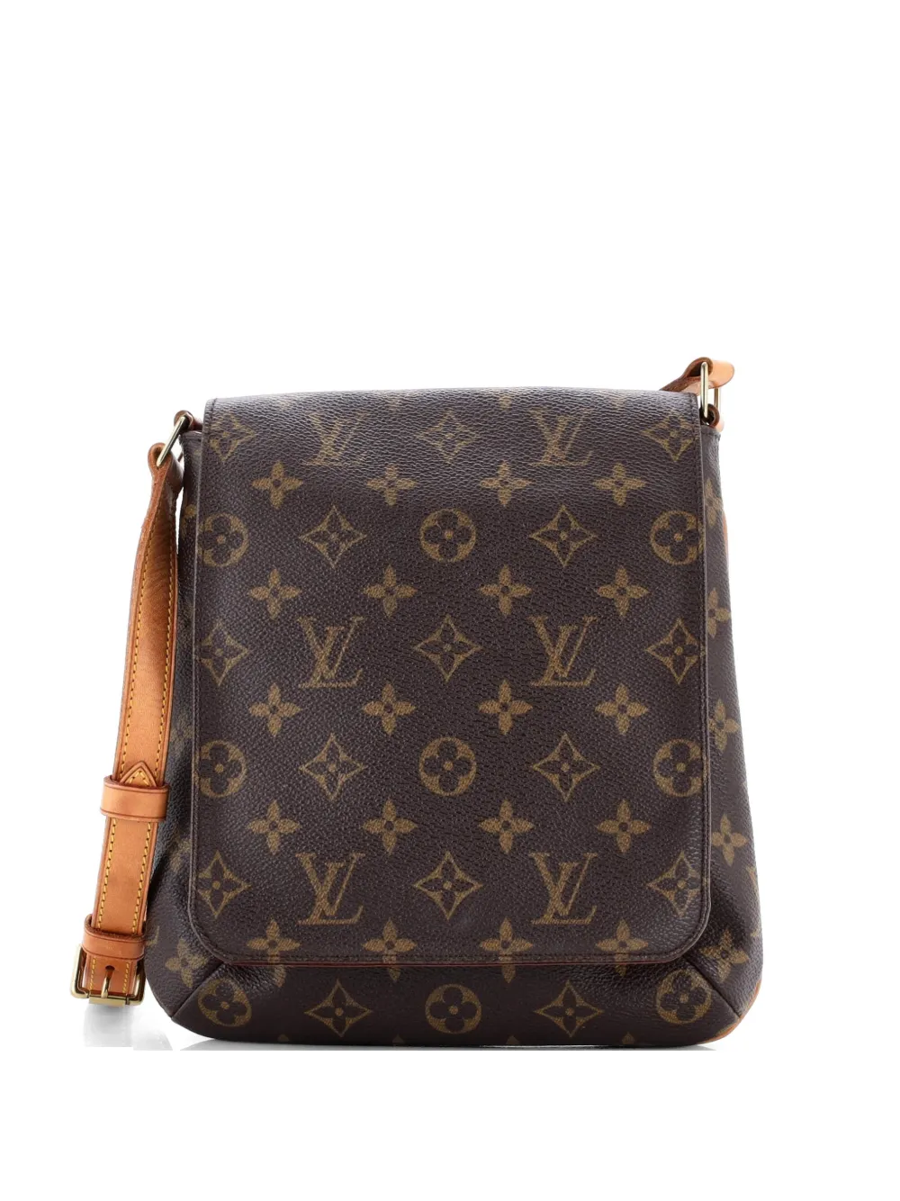 Louis Vuitton Pre-Owned Musette Salsa Handbag Monogram Canvas PM shoulder bag - Marrone