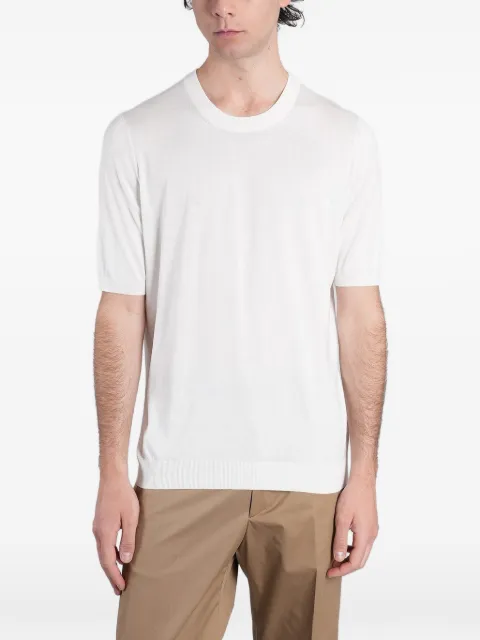 Tagliatore Josh ribbed-trim T-shirt