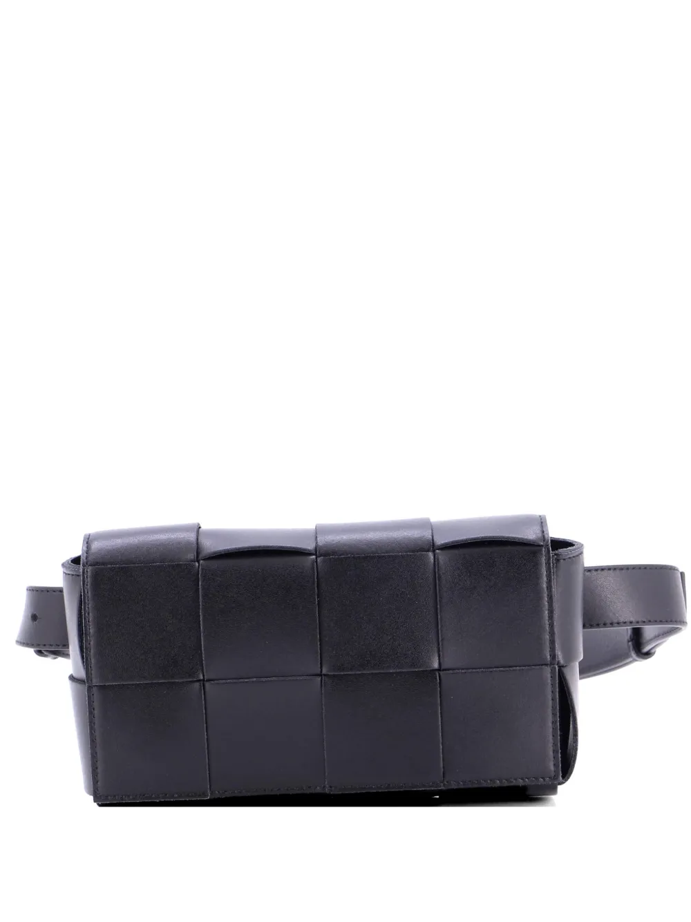 Bottega Veneta Pre-Owned Cassette Maxi Intrecciato Leather belt bag - Nero