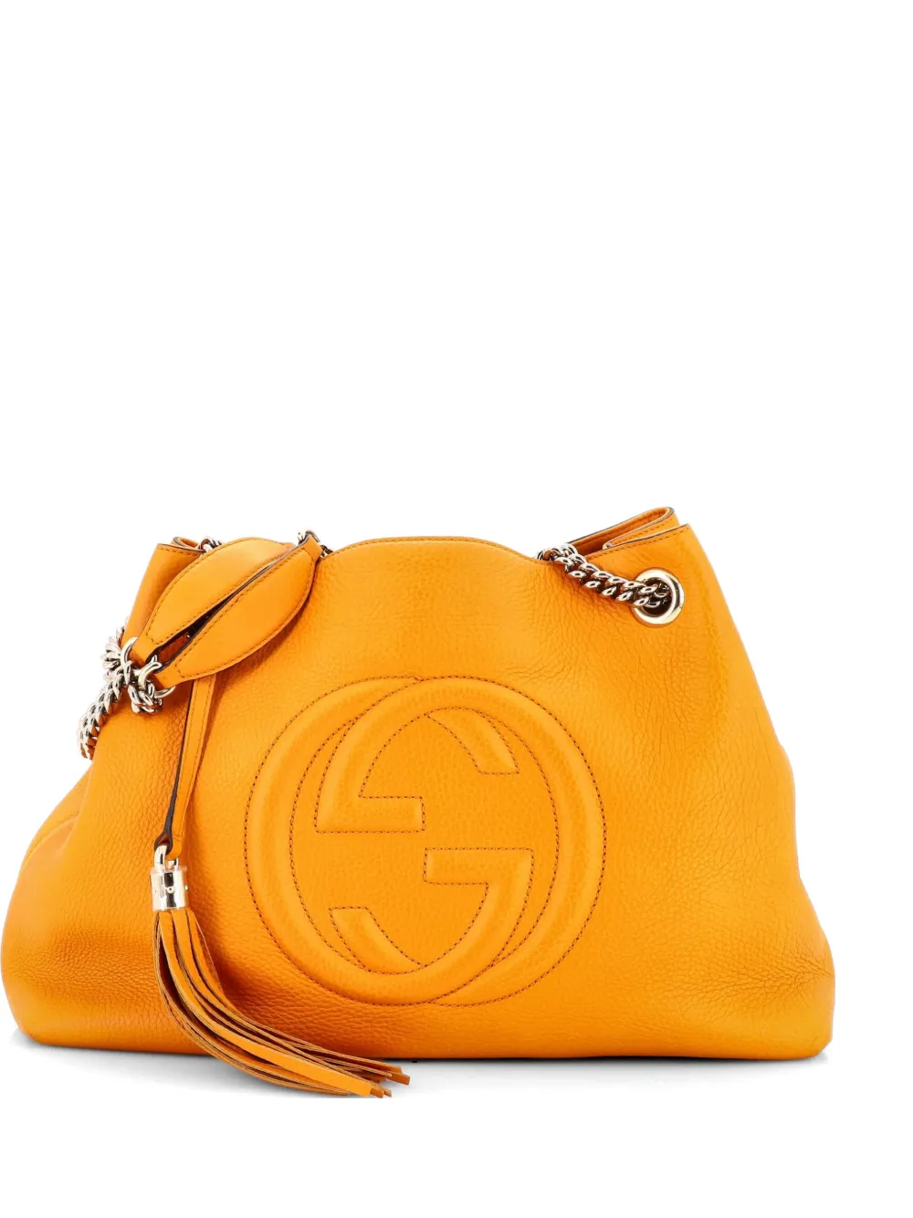 Gucci Pre-Owned Soho Chain Strap Leather Medium shoulder bag - Arancione