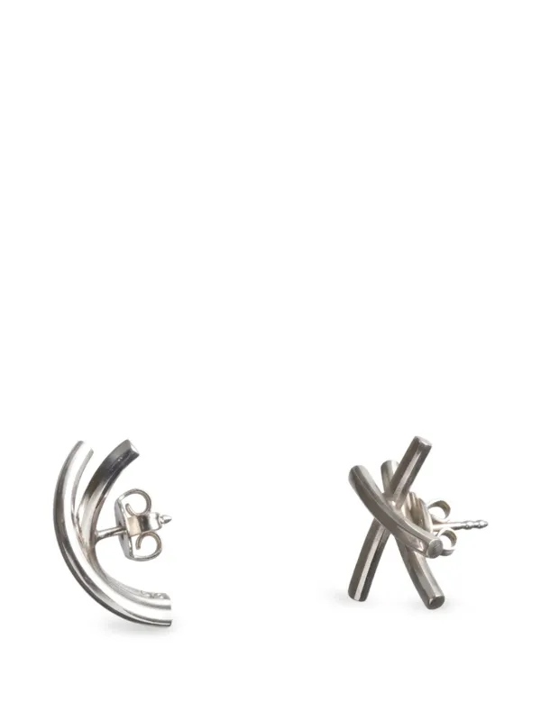 WERKSTATT:MÜNCHEN Embrace ピアス | シルバートーン | FARFETCH JP