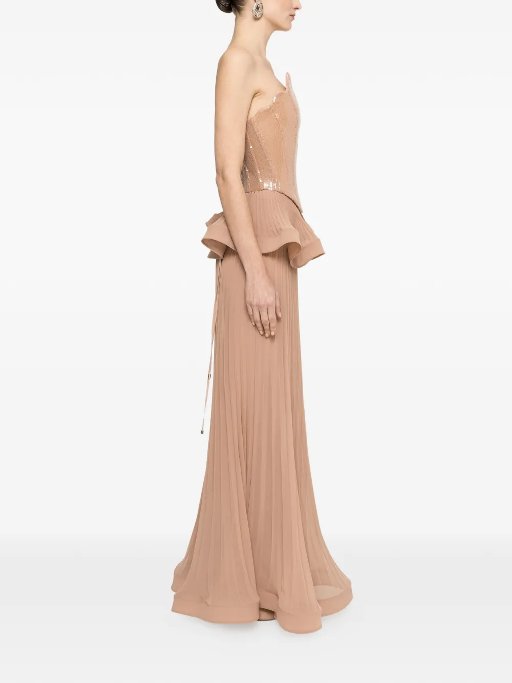 NISSA Palazzo plooibroek Beige