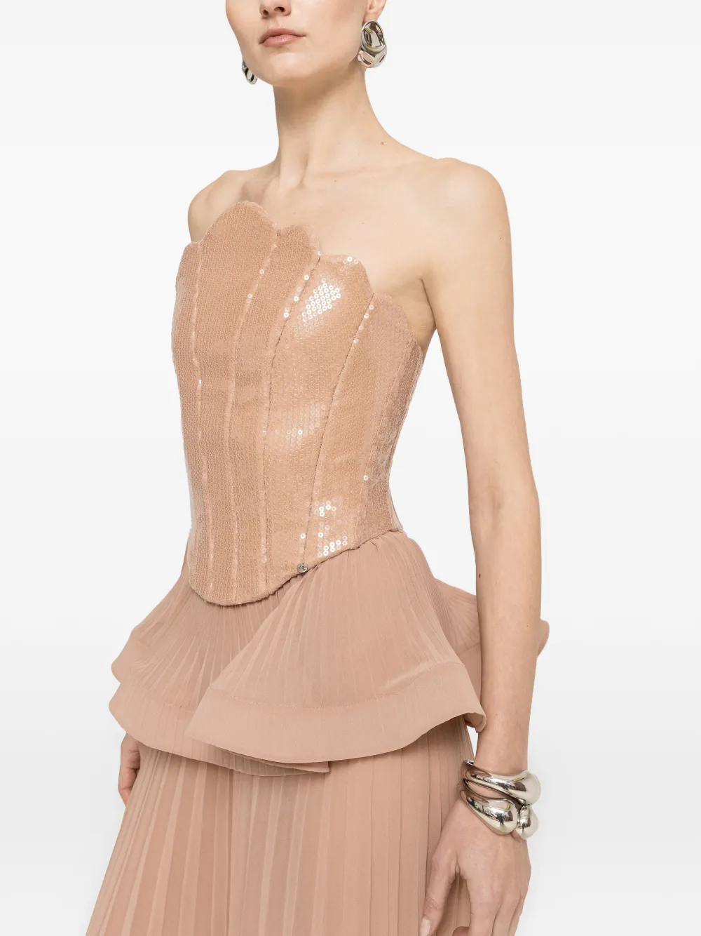 NISSA Palazzo plooibroek Beige