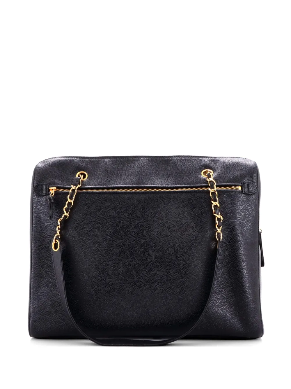 CHANEL Pre-Owned Timeless Zip Tote Caviar Large shoulder bag - Nero