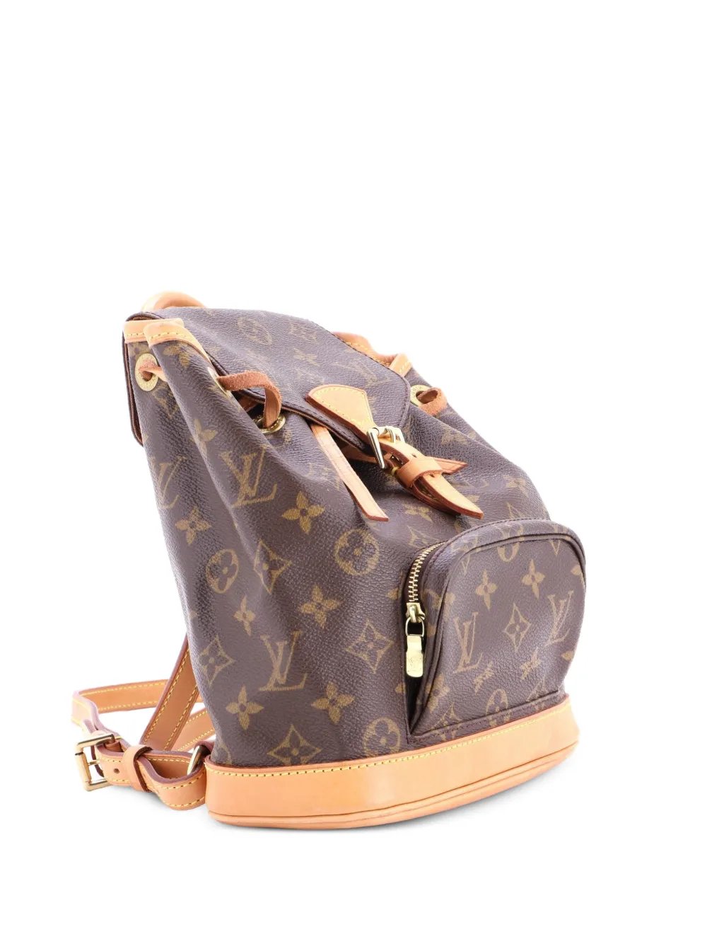 Louis Vuitton Pre-Owned Vintage Montsouris Monogram Canvas PM backpack - Marrone