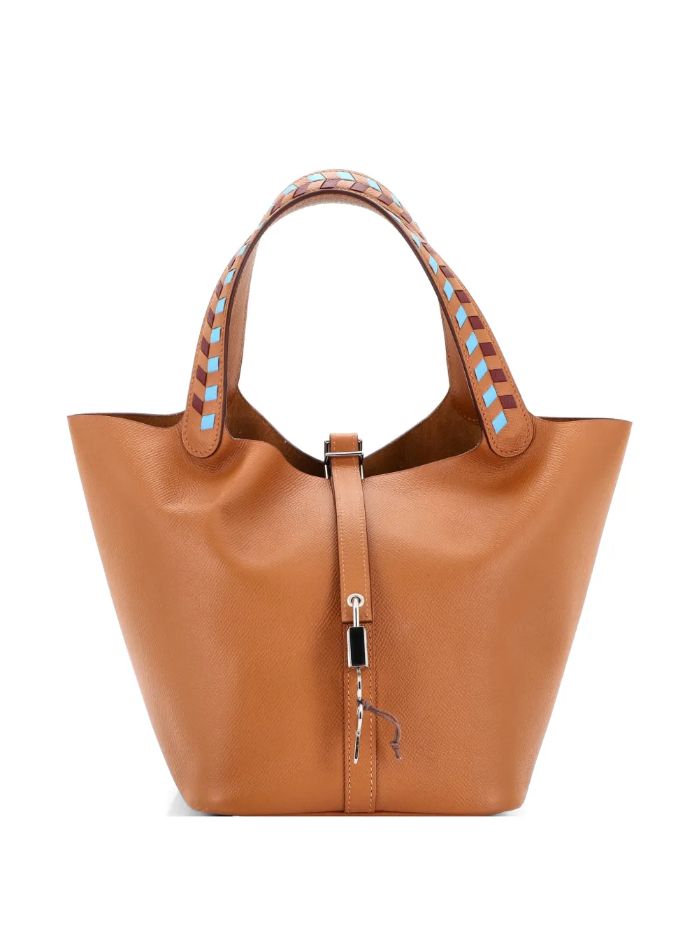 Hermès Pre-Owned Picotin Lock Bag Tressage Epsom MM tote bag - Blu